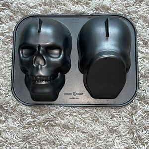 Nordic Ware Halloween 3D SKULL Cake Pan Williams-Sonoma
